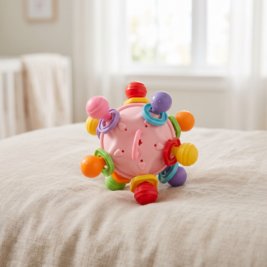 Sensory Teething Ball Rattle