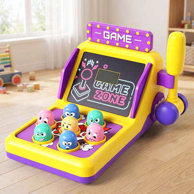 Light-Up Whack-a-Monster Arcade Game