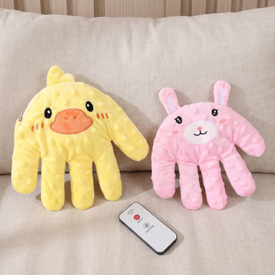 Plush Patting Hand Pillow with Remote
