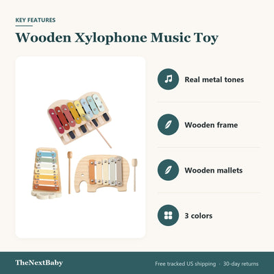 Wooden Xylophone Music Toy - key features