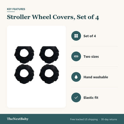 Stroller Wheel Covers, Set of 4 - key features