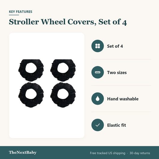 Stroller Wheel Covers, Set of 4 - key features